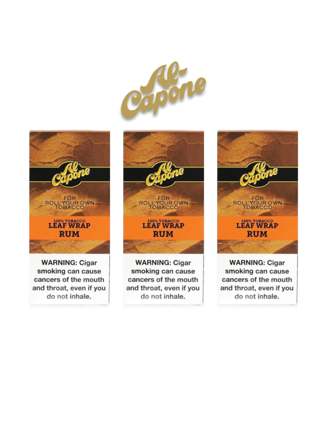 Al Capone Rum Leaf Wrap / 3CT