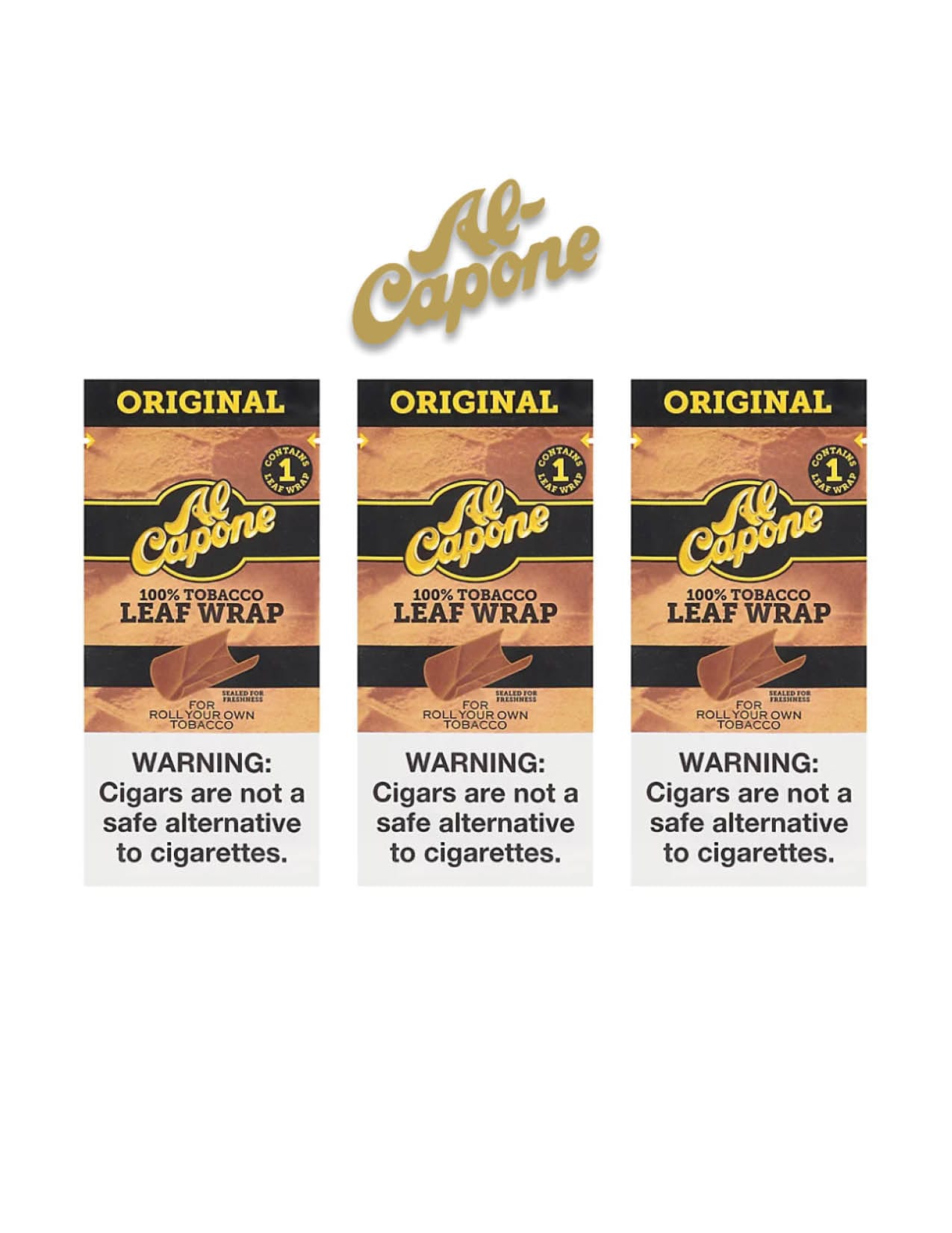 Al Capone Original Leaf Wrap / 3CT