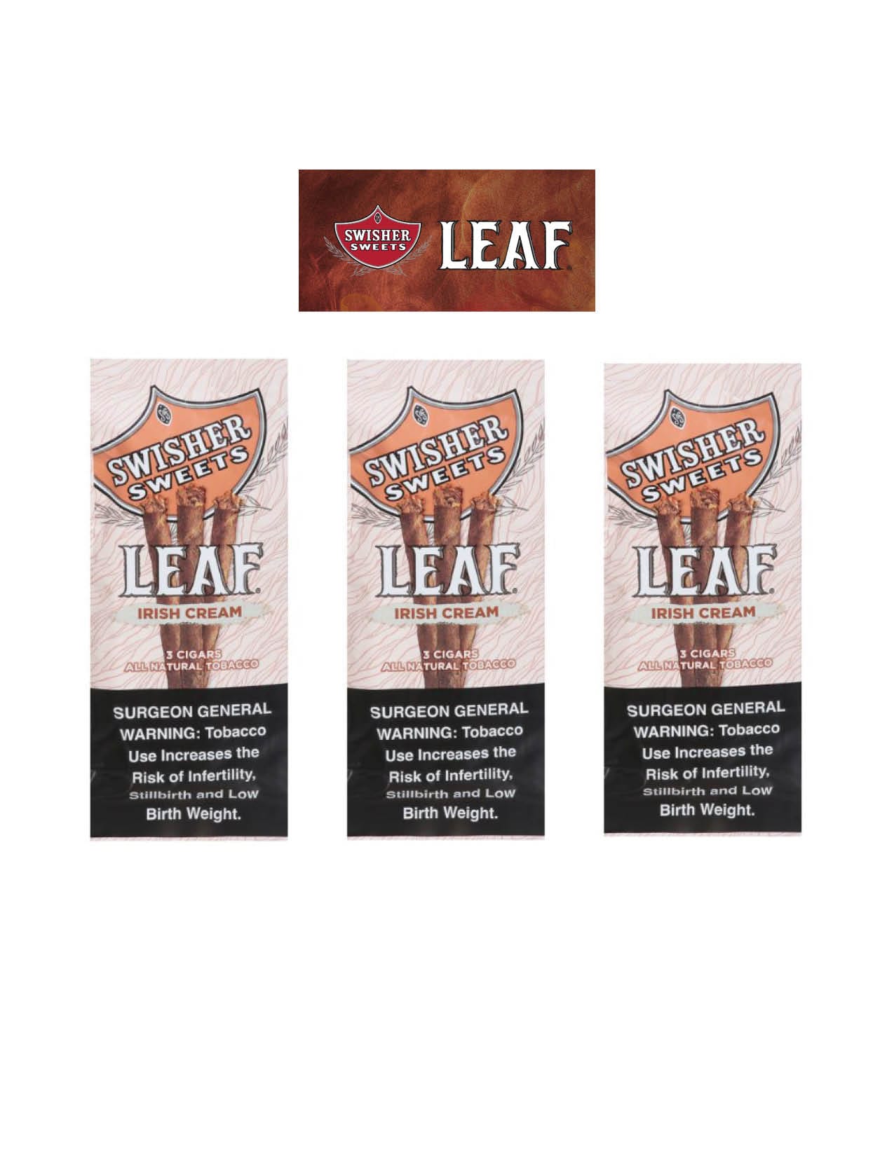 Swisher Sweets Leaf Irish Cream / 3CT