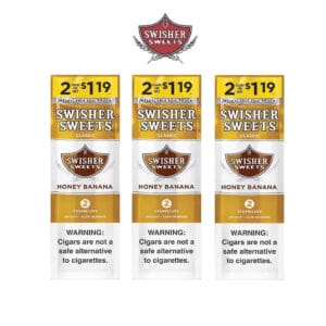 Swisher Sweets Honey Banana 2 Cigar/ 3CT