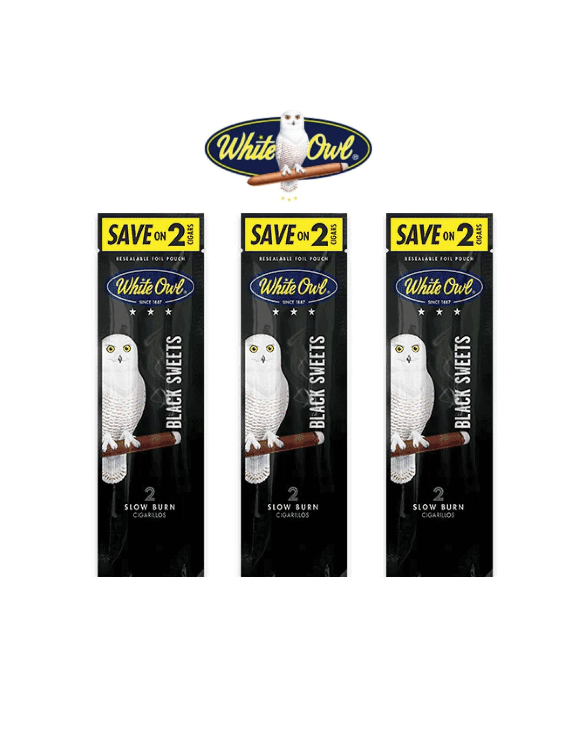 White Owl Black Sweets 2 Cigar/ 3CT