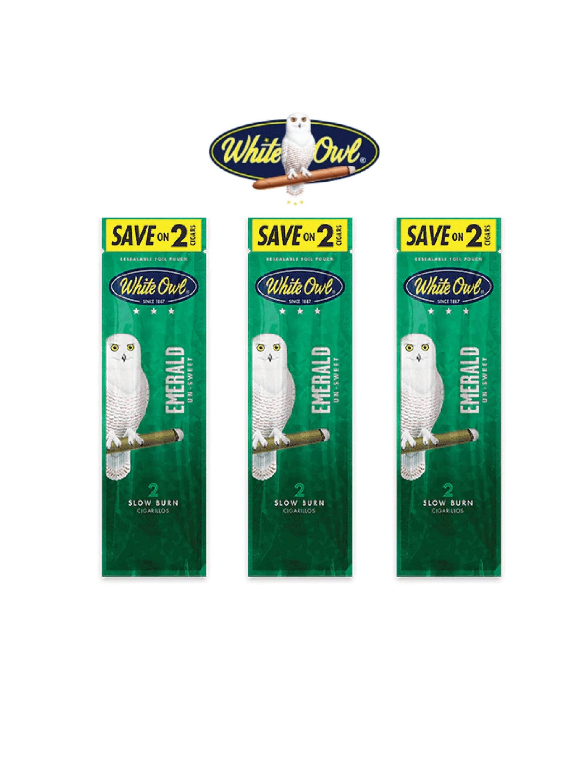 White Owl Emerald 2 Cigar/ 3CT