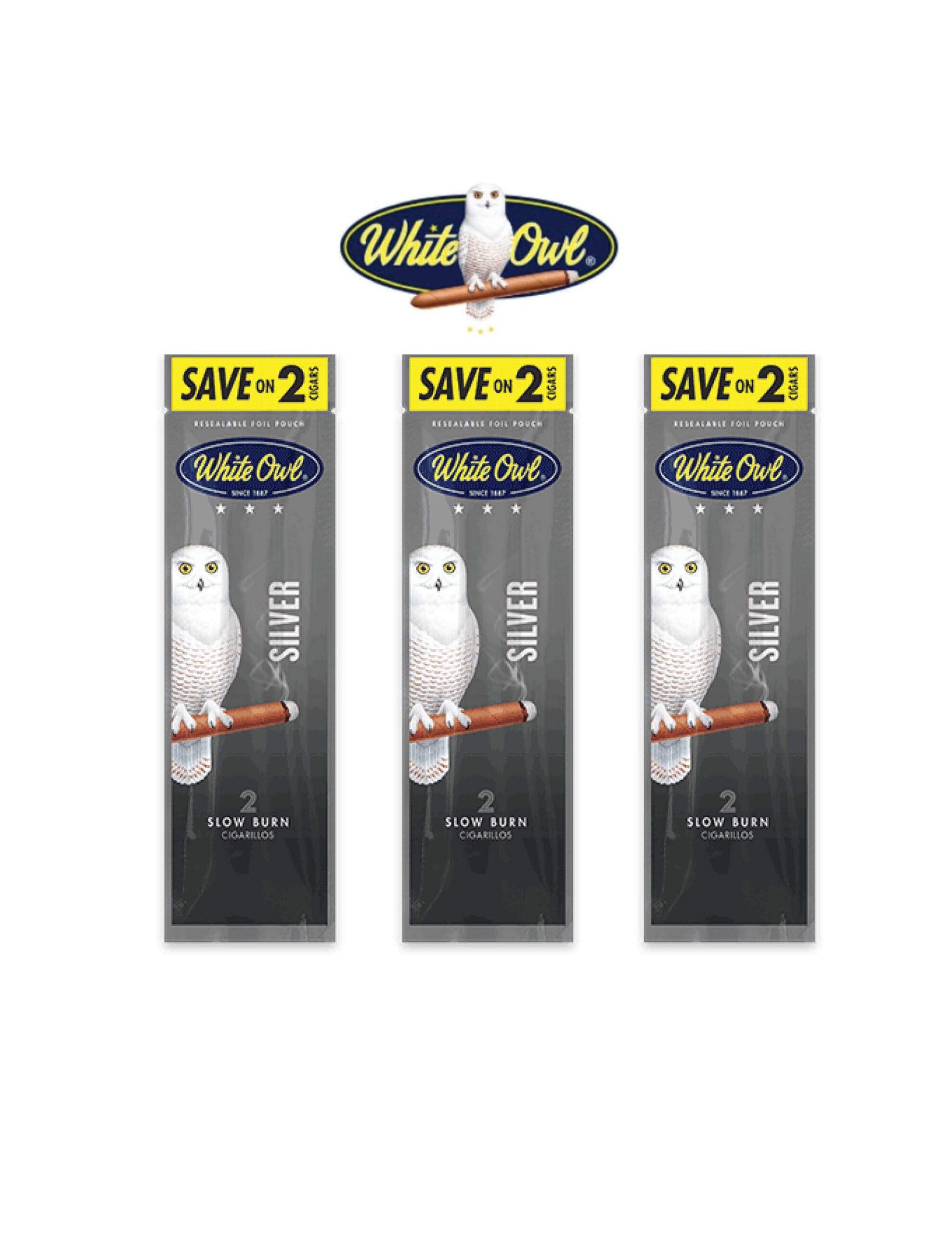 White Owl Silver 2 Cigar/ 3CT