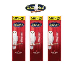 White Owl Strawberry 2 Cigar/ 3CT