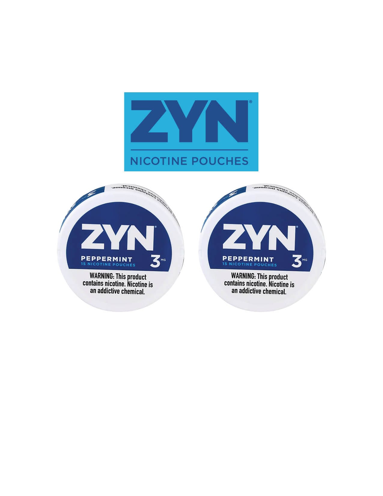 ZYN Pouches Peppermint 3MG / 2CT