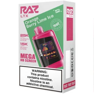 Raz LTX Orange Berry Lime Ice 25K/1CT