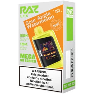Raz LTX Sour Apple Watermelon 25K/1CT