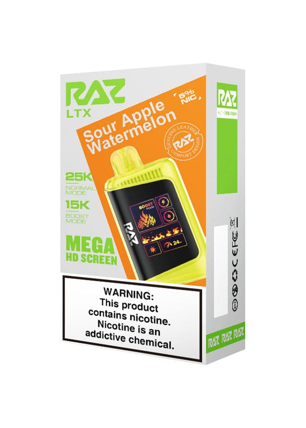 Raz LTX Sour Apple Watermelon 25K/1CT