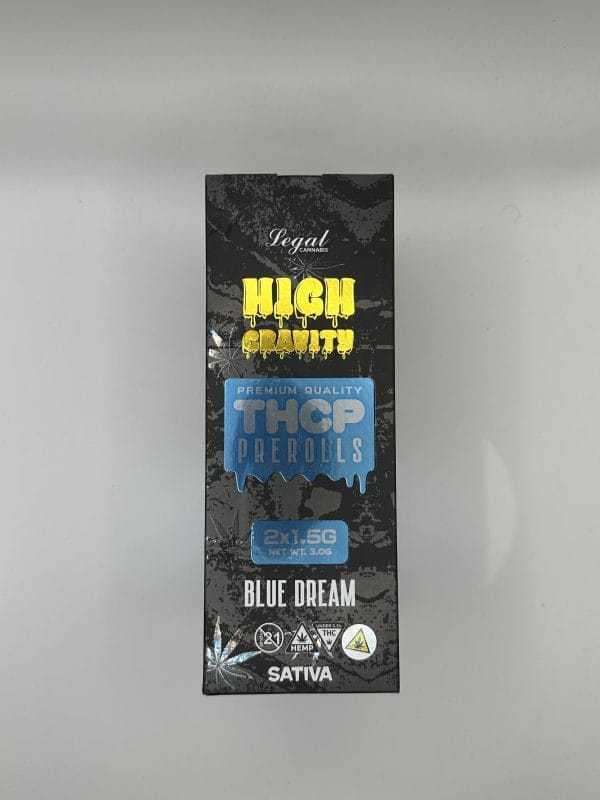 High Gravity THCP Blue Dream Sativa Pre-rolls 2×1.5G 1CT