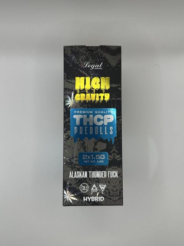 High Gravity THCP Alaskan Thunder Fuck Hybrid Pre-rolls 2×1.5G 1CT