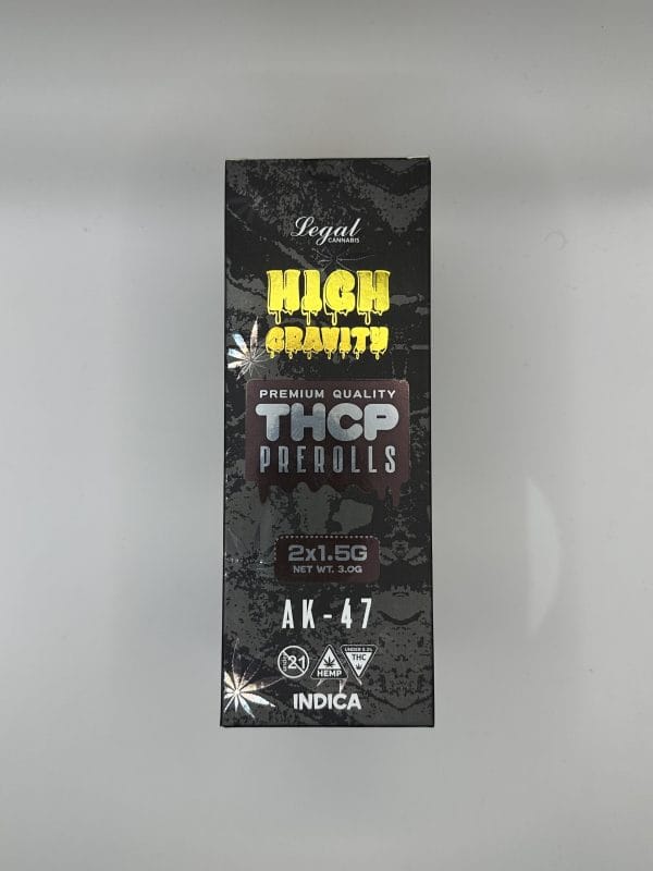 High Gravity THCP AK-47 Indica Pre-rolls 2×1.5G 1CT
