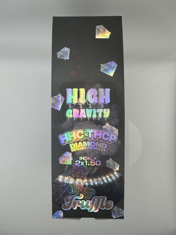High Gravity HHC x THCP Truffle Indica Pre-rolls 2×1.5G 1CT