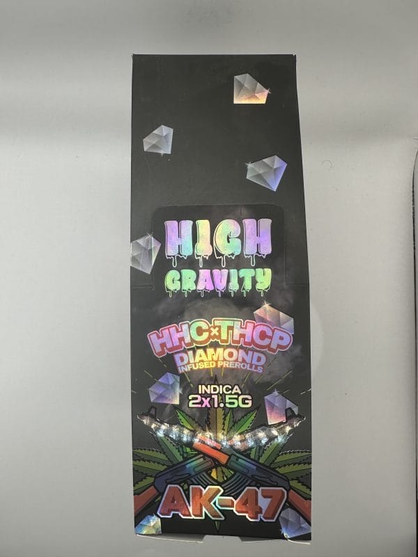 High Gravity HHC x THCP AK-47 Indica Pre-rolls 2×1.5G 1CT