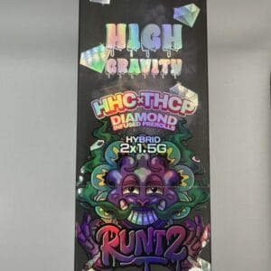 High Gravity HHC x THCP Runtz Hybrid Pre-rolls 2×1.5G 1CT