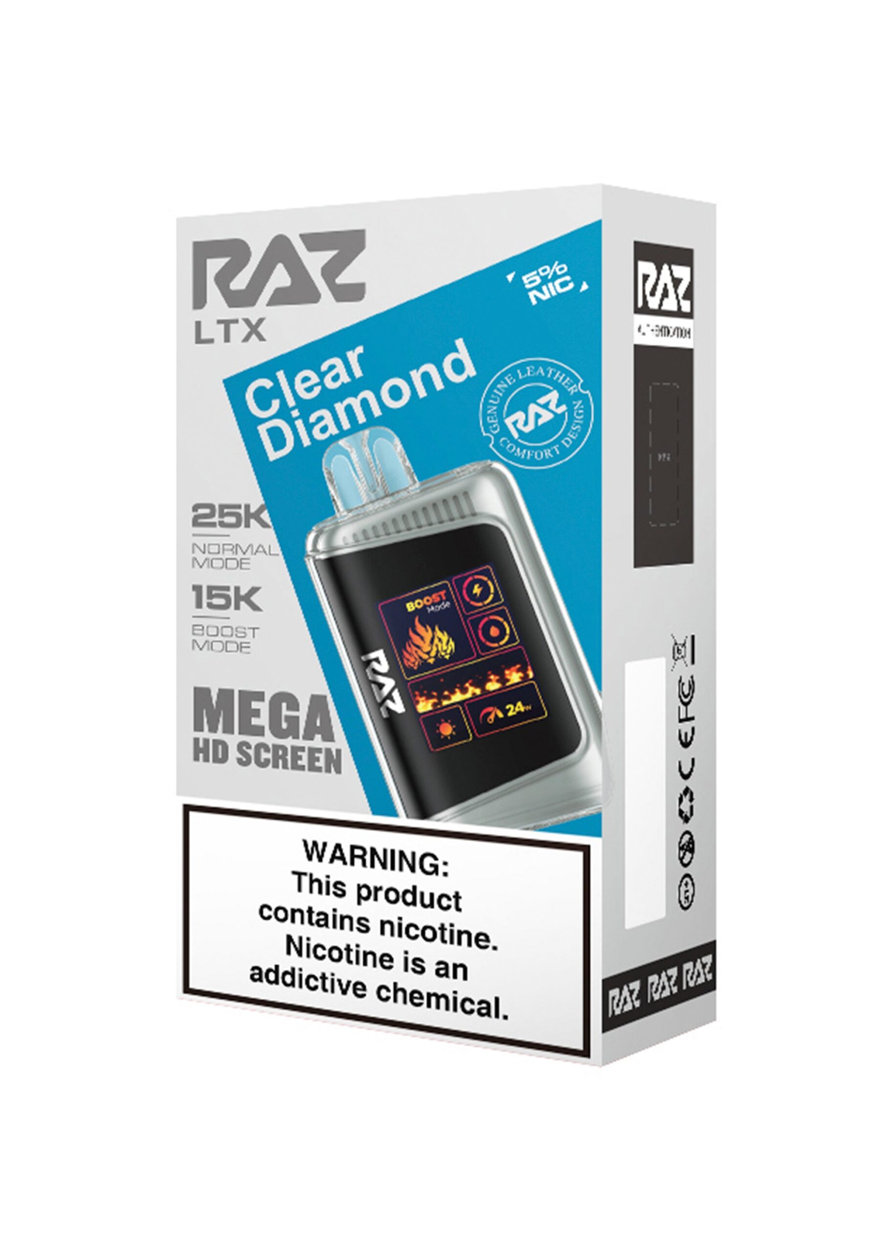 Raz LTX Clear Diamond 25K/1CT