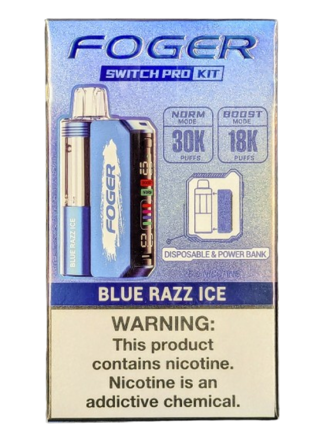 Foger Blue Razz Ice 30K/1CT