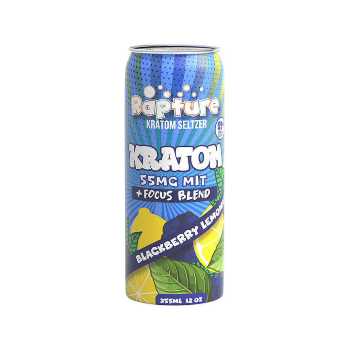 Rapture Blackberry Lemonade Kratom Seltzer 12OZ 55MG/1CT