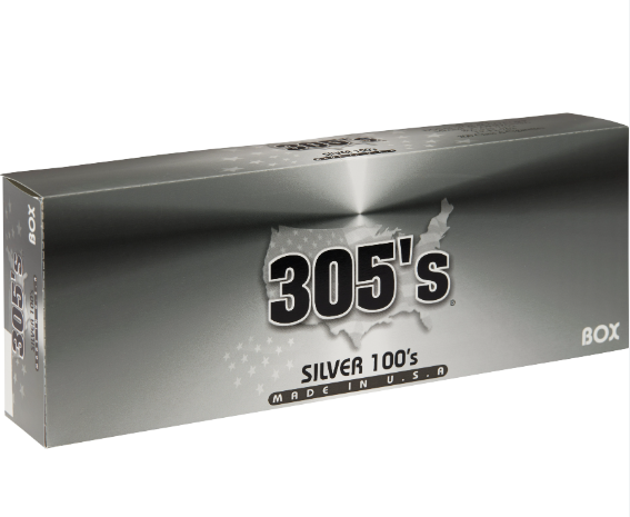 305’s Silver 100 Carton / 10CT