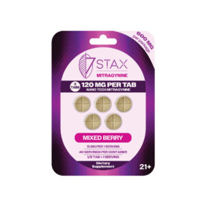 7Stax Tab 120MG Per Tab 5CT Pack Mixed Berry