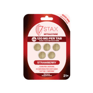 7Stax Tab 120MG Per Tab 5CT Pack Strawberry